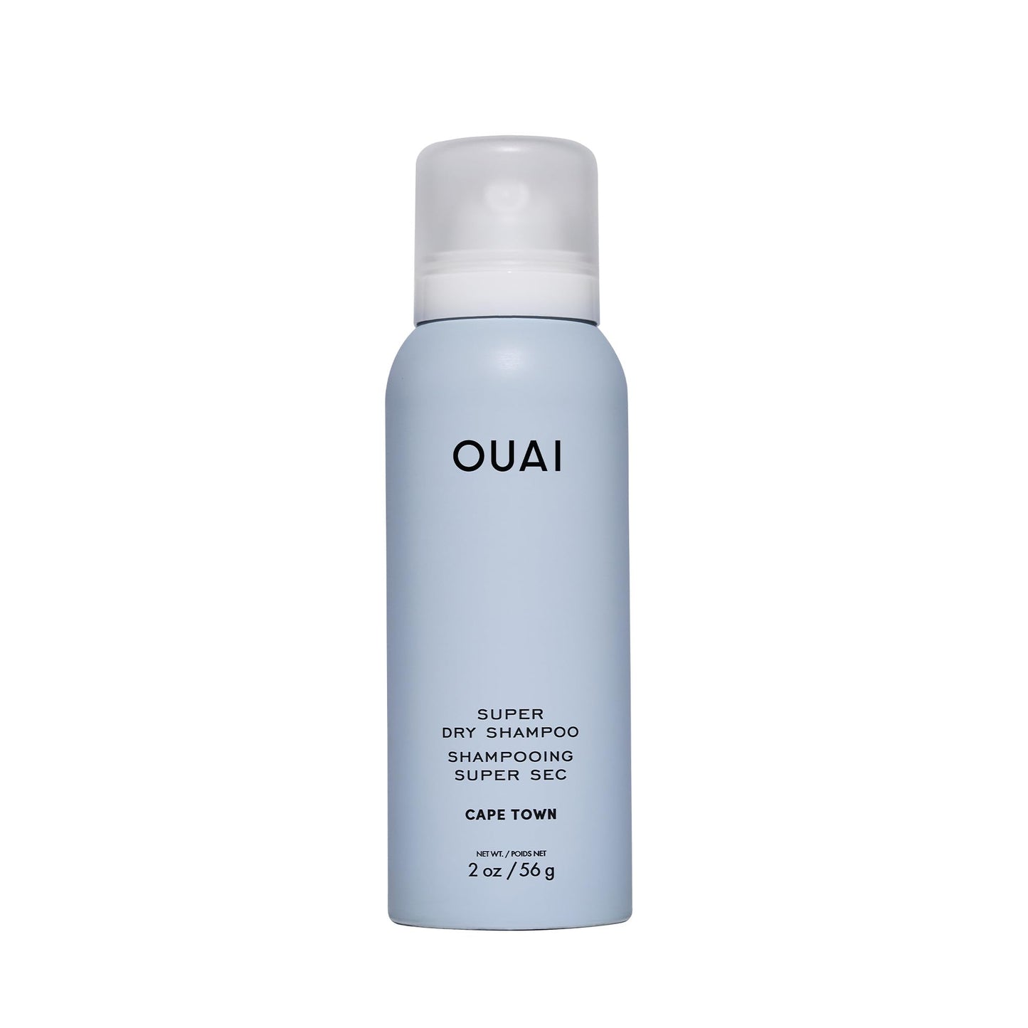 OUAI Super Travel Size Dry Shampoo - Volumizing Dry Shampoo - Absorbs Oil, Dirt & Sweat - Blends Seamlessly into Hair with Zero Residue & Enriched with a Long-Lasting Scent - Melrose Place (2 oz)