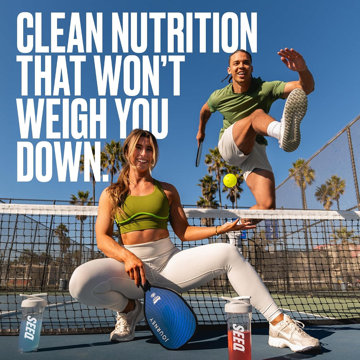 SEEQ Clear Protein Powder - Fruit Punch - 22 Servings - 22g Clear Whey Protein Isolate - Zero Sugar - 0g Lactose - Allergen Friendly - GLP1 Support - Bone Health - Muscle Post Workout Recovery